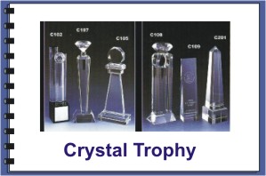 crystal trophy